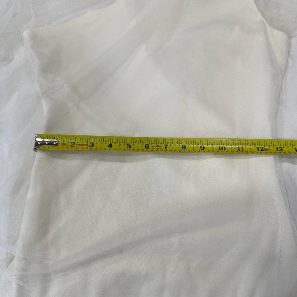 Elegant One Shoulder White Dress - Picture 13 of 16